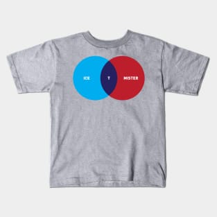 Ice T Mister T venn diagram Kids T-Shirt